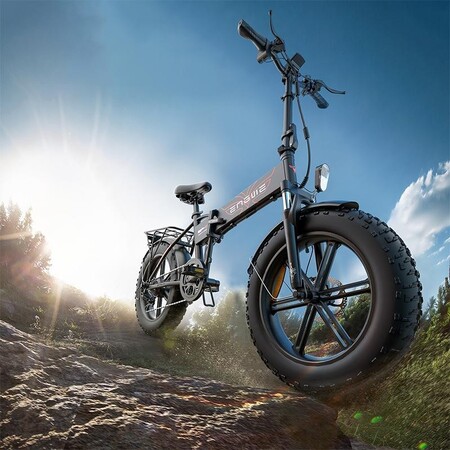 Електровелосипед фетбайк Engwe EP-2 Pro (750 Вт, 13 А/год, 48 В), колеса 20х4", з ручкою газу, чорний Изображение