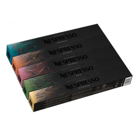 Набір кави в капсулах Nespresso Master Origins (50 шт.) Изображение