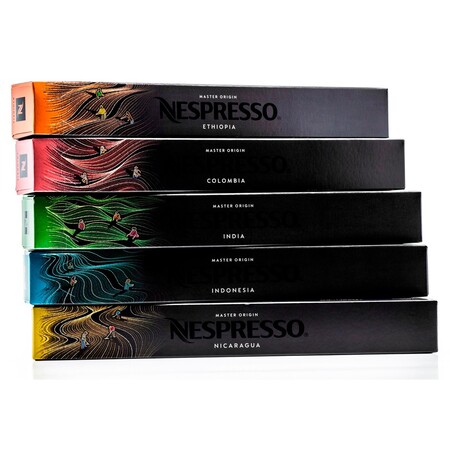 Набір кави в капсулах Nespresso Master Origins (50 шт.) Изображение