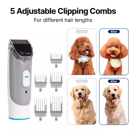 Набір для грумінгу Neakasa P2 Pro Grooming Kit 5 в 1, домашній грумінг салон для тварин Изображение
