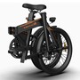 Електровелосипед Kugoo Kirin V2 (250 Вт, 7,5 А/год, 36 В), 20", чорний Изображение