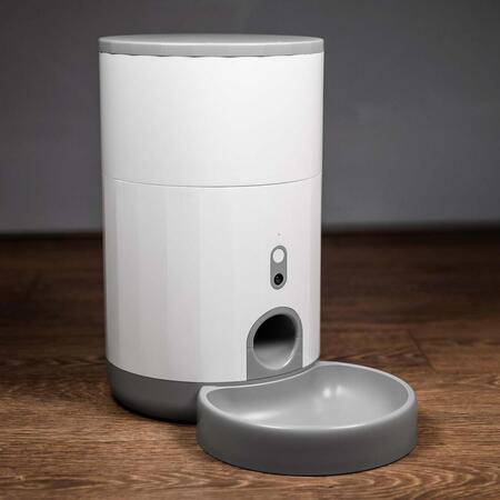 Автоматична годівниця Petoneer FDW050 Nutri Vision Mini з Wi-Fi, двосторонньою камерою та динаміком (2,6 л) — смарт годівниця для домашніх тварин Изображение