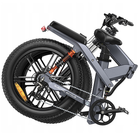 Електровелосипед фетбайк ENGWE X-24 Dual Batteries (1000 Вт; 19,2 А/год+10 А/год; 48 В), колеса 24х4", з ручкою газу, чорний (Чорний) Изображение