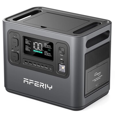 Зарядна станція Aferiy AF-P210, 2400 Вт, 2048 Вт/год (електростанція для дому, UPS, ДБЖ) EU Изображение