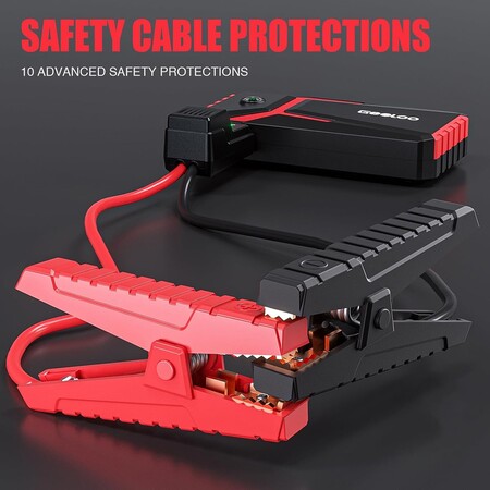 Пускозарядний пристрій Gooloo GE2000, 19800 mAh (Jump Starter, бустер для авто) Изображение