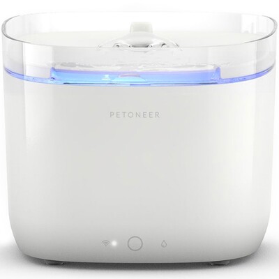 Автоматична поїлка Petoneer Fresco Mini Pro Fountain (1,9 л) диспенсер води з UV-стерилізацією та сповіщенням, для тварин Изображение