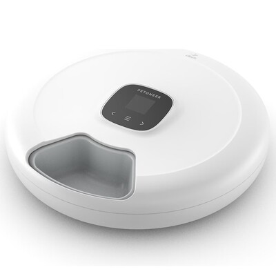 Годівниця Petoneer PN-110041-01/PF006 NutriSpin Feeder: смарт-кормушка на 6 порцій (170 мл) з Bluetooth та резервним живленням для тварин Изображение