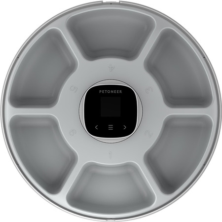 Годівниця Petoneer PN-110041-01/PF006 NutriSpin Feeder: смарт-кормушка на 6 порцій (170 мл) з Bluetooth та резервним живленням для тварин Изображение