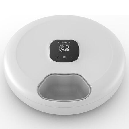 Годівниця Petoneer PN-110041-01/PF006 NutriSpin Feeder: смарт-кормушка на 6 порцій (170 мл) з Bluetooth та резервним живленням для тварин Изображение