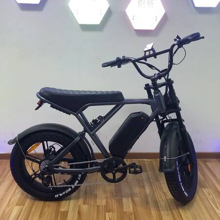 Електровелосипед OUXI Robust H9 (750 Вт; 15 А*год; 48 В), колеса 20", чорний Изображение