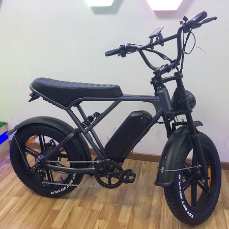 Електровелосипед OUXI Robust H9 (750 Вт; 15 А*год; 48 В), колеса 20", чорний Изображение