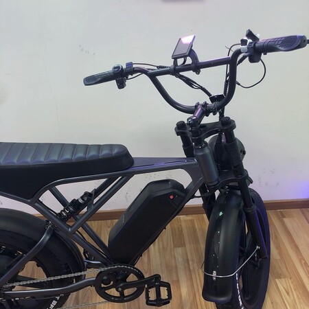 Електровелосипед OUXI Robust H9 (750 Вт; 15 А*год; 48 В), колеса 20", чорний Изображение