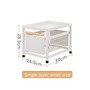 Органайзер для кухні DoneWell DW90125-1, металева полиця для зберігання, 39*28,5*24,5 см, чорна, товари для дому Изображение