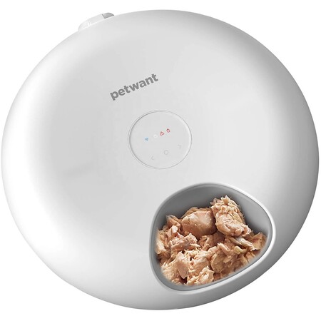 Годівниця Petwant F13: смарт-кормушка з Wi-Fi та Bluetooth, на 6 порцій (по 200 мл), з резервним живленням на батарейках, для тварин Зображення