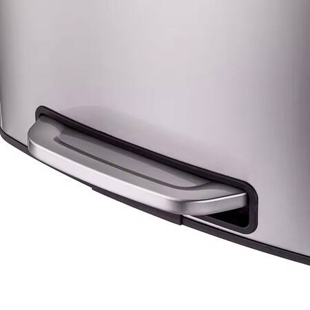 Відро для сміття Aemaxx Trash Can-50, з педаллю, 50 л, сатинова нержавіюча сталь, товари для дому Изображение