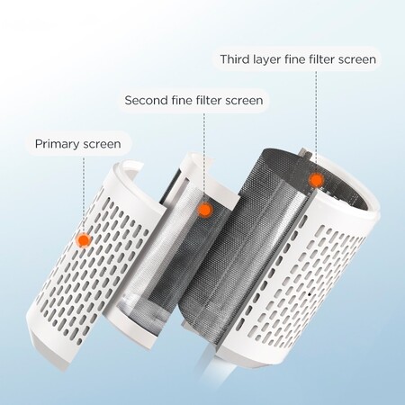 Фен Uniorange Plasma OHD-6 для волосся, 5 режимів, тихий 59 Дб, швидкий 110 000 об/хв, догляд за волоссям Изображение