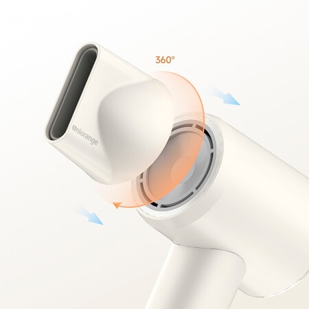 Фен Uniorange Plasma OHD-6 для волосся, 5 режимів, тихий 59 Дб, швидкий 110 000 об/хв, догляд за волоссям Изображение