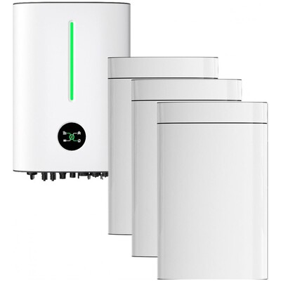 Комплект резервного автономного живлення ДБЖ/UPS Livoltek Hyper-6000 + 3x акумулятора Livoltek BLF51 LiFePO4 51,2V/100AH, 5000 Вт, 15360 Вт/год, літій-залізо-фосфатний акумулятор Изображение