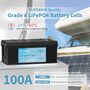 Акумулятор Kepworth LiFePO4 24V/100AH (2560W*h), Smart BMS,Bluetooth APP (літій-залізо-фосфатний акумулятор для ДБЖ (UPS)) Изображение