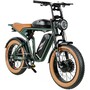 Електровелосипед SAMEBIKE Pilot M20 SR Dual Batteries (1000 Вт + 1000 Вт; 16 А*год + 16 А*год; 48 В), колеса 20", з ручкою газу, зелений Изображение