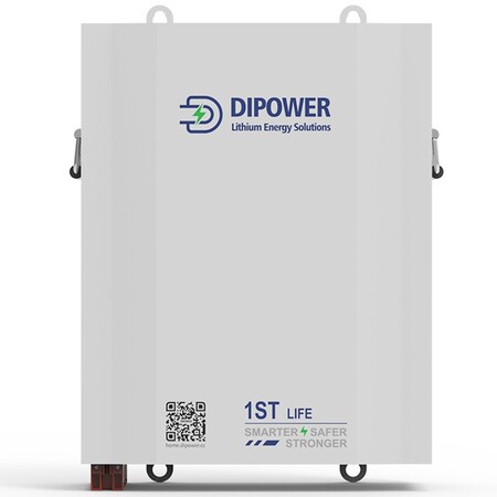 Акумулятор Dipower Wall Mounted 48V/120AH, 5760W*h (BYD NMC, 13S1P, літій-іонний акумулятор для ДБЖ (UPS)) Зображення