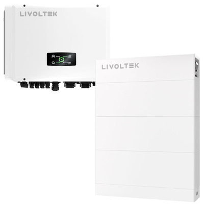 Комплект резервного живлення Livoltek HP3-20KD1, 150В-850В, 20000 Вт, 3 фази + Акумулятор Livoltek BHF-S30.7 614,4V/50AH Изображение