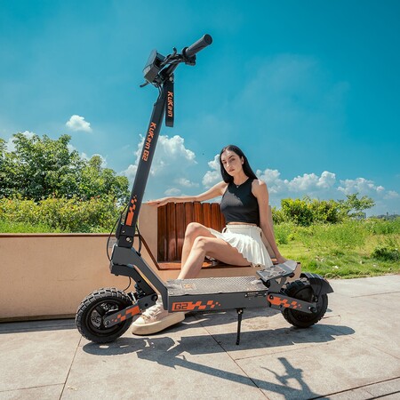 Електросамокат Kugoo Kirin G2 2025 (800 Вт; 15 А*год; 48 В), чорний Изображение