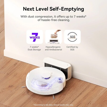 Робот пилосос миючий NARWAL Freo X Plus Robot Vacuum and Mop, LiDAR 360°, білий, техніка для дому Изображение