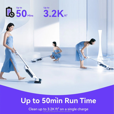 Ручний пилосос миючий Narwal S10 Pro Wet and Dry Vacuum, акумуляторний, бездротовий пилосос, білий, техніка для дому Изображение