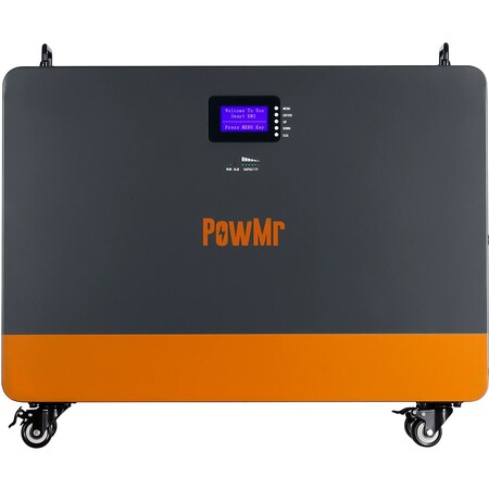 Акумулятор Powmr Powerwall LiFePO4 51,2V/280AH, 150/200 А (14300W*h) (літій-залізо-фосфатний акумулятор для ДБЖ (UPS)) Зображення
