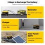 Акумулятор GoKwt LiFePO4 12V/100AH (1280W*h), Smart BMS, Bluetooth APP (літій-залізо-фосфатний акумулятор для ДБЖ (UPS)) Изображение