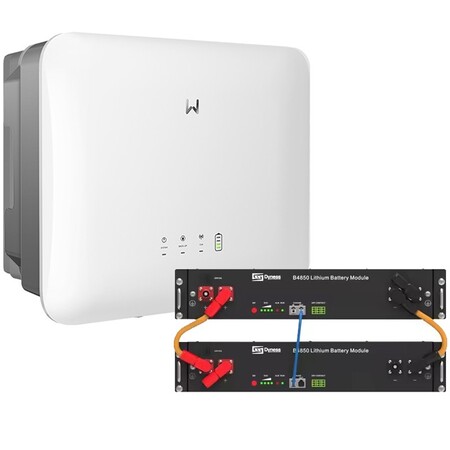Комплект резервного живлення GOODWE GW5000-ES-20, 48 В, 5000 Вт, 120 А + 2x Акумулятора DYNESS B4850 LiFePO4 48V/50AH (4800W*h) Зображення