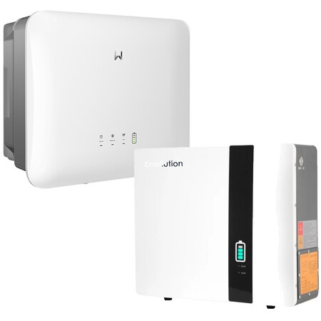 Комплект резервного живлення GOODWE GW6000-ES-20, 48 В, 6000 Вт, 120 А + Акумулятор Enerlution LFPWall-5000 LiFePO4, 51,2 V 5220 W*h Зображення