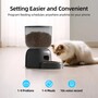 Автоматична годівниця Petwant F14: Wi-Fi смарт-кормушка на 3 л з автоматичним дозатором, для тварин Изображение