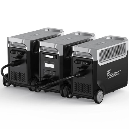 Зарядна станція Fossibot F3600PRO, 3600 Вт, 3840 Вт*год ( Bluetooth APP, електростанція для дому, UPS, ДБЖ) EU, чорний Изображение