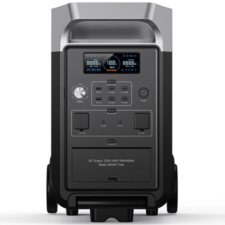 Зарядна станція Fossibot F3600PRO, 3600 Вт, 3840 Вт*год ( Bluetooth APP, електростанція для дому, UPS, ДБЖ) EU, чорний Изображение