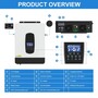 Гібридний інвертор Daxtromn SP-4200, 24 В, 110 А, 3800 Вт (безперебійник, UPS, ДБЖ) Изображение