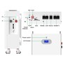 Акумулятор Basen Green Wall&Floor-mounted LiFePO4 51,2V/230AH (11776W*h), Smart BMS, Bluetooth APP (літій-залізо-фосфатний акумулятор для ДБЖ (UPS)) Изображение