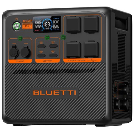 Зарядна станція Bluetti AC240P, 2400 Вт, 1843 Вт/год (електростанція для дому, UPS, ДБЖ) EU Изображение