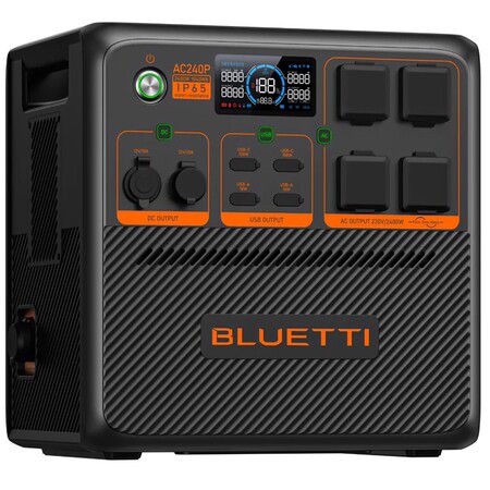 Зарядна станція Bluetti AC240P, 2400 Вт, 1843 Вт/год (електростанція для дому, UPS, ДБЖ) EU Изображение