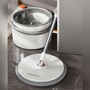 Набір швабра та відро з віджимом Joybos Spin Mop S01 round mop, 2 мопи в комплекті, товари для дому Изображение