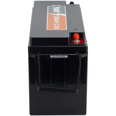 Акумулятор PowMr 12,8V/200Ah, 2560W*h, 200A (LiFePO4, для будинку, котла, сонячних батарей) Изображение