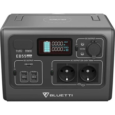 Зарядна станція Bluetti EB55, 700 Вт, 537 Вт/год (електростанція для дому) EU Изображение