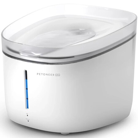 Автоматична поїлка Petoneer Fresco Ultra Fountain Wi-Fi (WF002): тихий фонтанчик на 2 л (40 дБ) з індикацією та LED-освітленням, диспенсер води для тварин Зображення