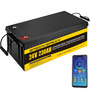 Акумулятор Basen Green LiFePO4 24V/230AH (5888 W*h), Smart BMS, Bluetooth APP (літій-залізо-фосфатний акумулятор для ДБЖ (UPS)) Изображение
