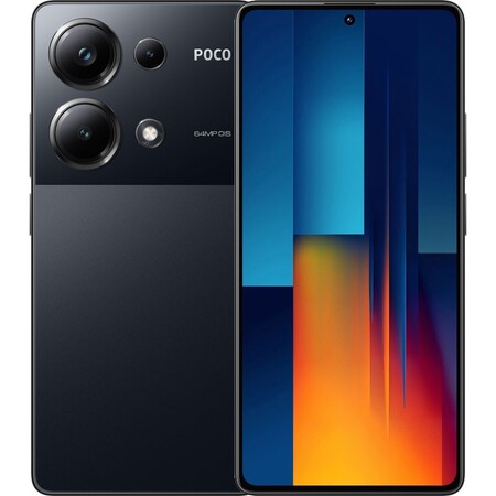 Смартфон POCO M6 Pro 8/256GB NFC 4G Midnight Black (1020843) Зображення