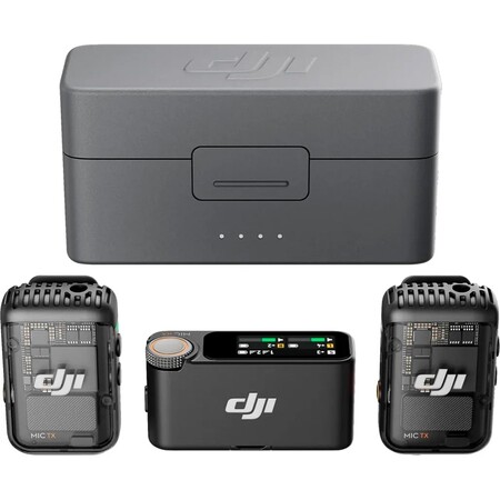 Мікрофонна радіосистема DJI Mic 2 2TX+1RX+Charging Case (CP.RN.00000325.01) Зображення