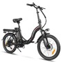 Електровелосипед Samebike CY20 (350 Вт, 12 А*год, 36 В), колеса 20", з ручкою газу, чорний Изображение