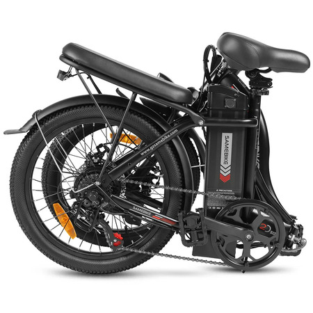 Електровелосипед Samebike CY20 (350 Вт, 12 А*год, 36 В), колеса 20", з ручкою газу, чорний Изображение