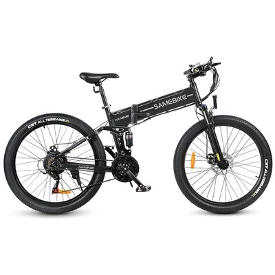 Електровелосипед SAMEBIKE LO26-II-YD (900 Вт; 14 А*год; 48 В), колеса 26", з ручкою газу, чорний Изображение